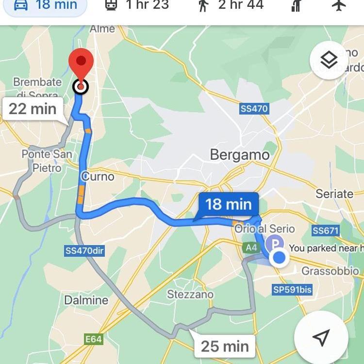 Villetta Rossini Appartamento Da Condividere Con Me Luciano Servizio Ospiti Taxi Driver Navetta No Wifi 2 Camera Da Letto Per 5 Persone Valbrembo Экстерьер фото